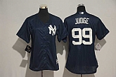 Women New York Yankees #99 Aaron Judge Navy Blue New Cool Base Stitched Jersey,baseball caps,new era cap wholesale,wholesale hats